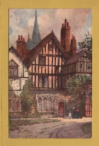 `Cheyney Court, Winchester` - Postally Used-1916 - Solomon Brothers Postcard.