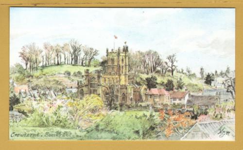 `Crewkerne, Somerset by Harold Sheild` - Postally Unused - Harold Sheild Postcard.