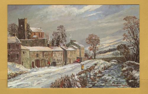 `Muker in Swaledale by E.Charlton Taylor` - Postally Unused - Post Office Postcard.