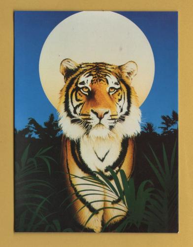 `Tiger by Martin Gascoigne` - Postally Unused - Athena Postcard.