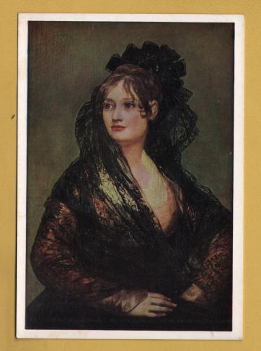 `Dona Isabel Cobos de Porcel (1473) by Francisco de Goya` - Postally Unused - National Gallery Postcard.