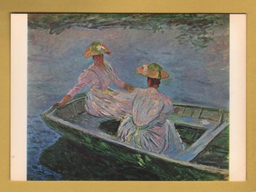 `The Blue Boat (1886) by Claude Monet` - Postally Unused - Editions d`Art Postcard.