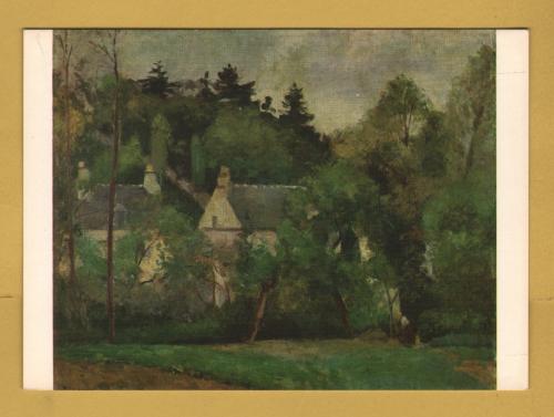 `Landscape at the Hermitage, Pontoise (1875) by Camille Pissarro` - Postally Unused - Editions d`Art Postcard.