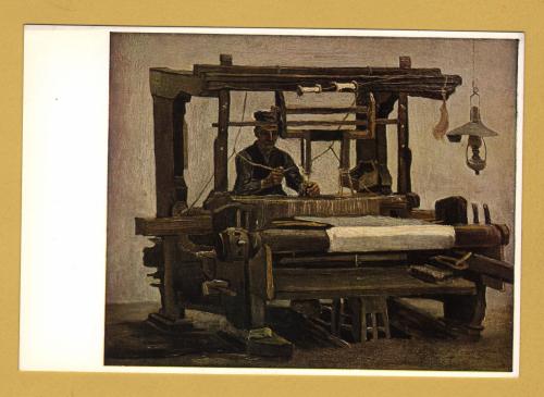 `The Loom by Vincent Van Gogh` - Postally Unused - Rijksmuseum Postcard.