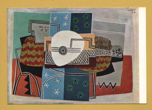 `Compostion 1924 by Pablo Picasso` - Postally Unused - Stedelijk Museum,Amsterdam Postcard.