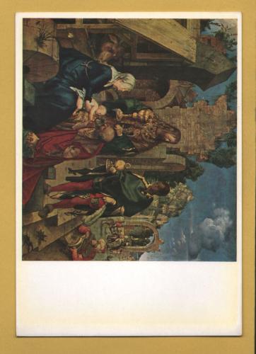 `Florence, Uffizi Gallery - Adoration of the Magi by Albrecht Durer` - Postally Unused - A.Martello Postcard.
