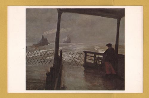 `The Wake of the Fury, ll (1907) by John Sloan` - Postally Unused - The Phillips Collection Postcard.