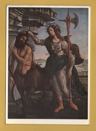 `Florence, Uffizi Gallery - Minerva and the Centaur by Botticelli` - Postally Unused - A.Martello Postcard.