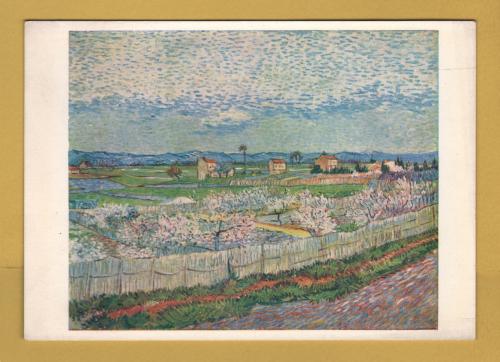 `The Orchard by Vincent Van Gogh` - Postally Unused - The Pallas Gallery Postcard.