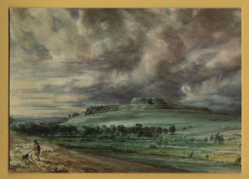 `Old Sarum, Wiltshire by John Constable` - Postally Unused - D.o.E Postcard.