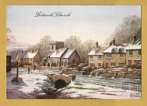 `Cotswold Church by Kevin Platt` - Postally Unused - Pictures (Cornwall) Postcard.