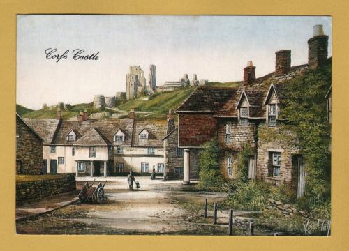 `Corfe Castle by Kevin Platt` - Postally Unused - Pictures (Cornwall) Postcard.
