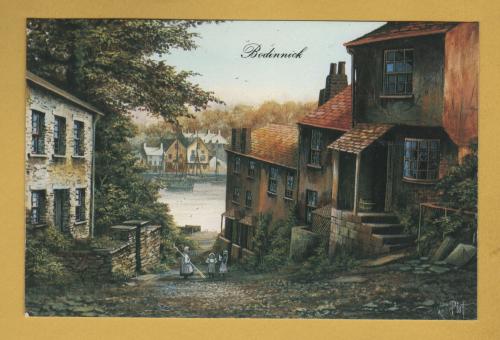 `Bodinnick by Kevin Platt` - Postally Unused - Pictures (Cornwall) Postcard.