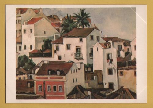 `Santa Marinha - General Schools by Jorge Valadas` - Postally Unused - Lisbon Municipal Museum Postcard.