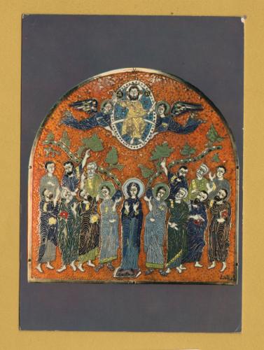 `Christ in Glory by J.Six` - Postally Used-1976 - Mexichrome Postcard.