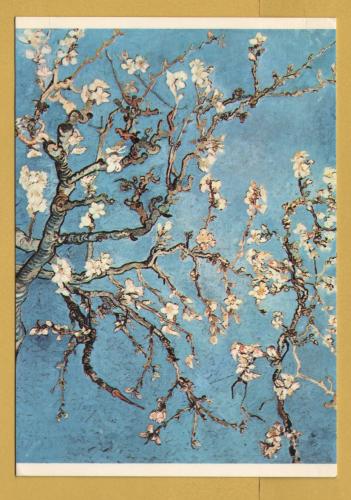 `Tree in Blossom by Vincent Van Gogh` - Postally Unused (although message written to rear) - Rijksmuseum, Amsterdam Postcard.