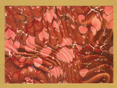 `End Paper from the Life of Nelson by A.T.Mahan` - Postally Unused (although there is a message written to rear) - Frederica Freer Postcard.