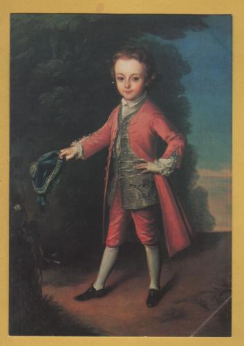 `Robert Dalzell by Philipe Mercier` - Postally Unused - The Faringdon Collection Trust Postcard.