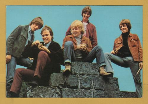 `Shanes` - Swedish Rock Band - Postally Used-1969 - Shanes Promo Postcard.