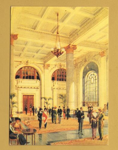 `The Hypostyle, Britannia Adelphi Hotel` - Liverpool - Postally Unused - Advertising Postcard.