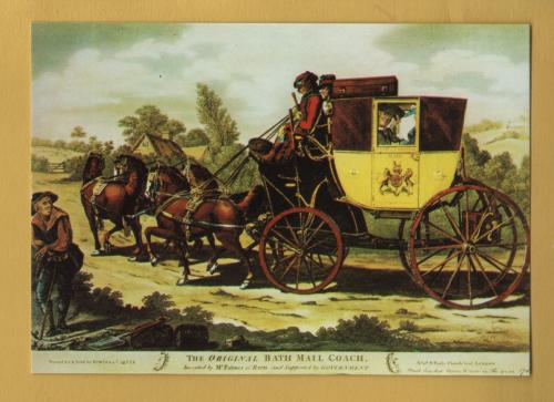 `The Original Bath Mail Coach, Invented by Mr Palmer of Bath...` - Post Office 1973 - Postally Unused - Post Office Postcard.