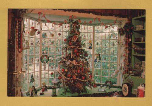 `Rogers` Christmas House & Village, Brooksville, Florida` - Postally Unused - Robert F.Wasman Postcard.