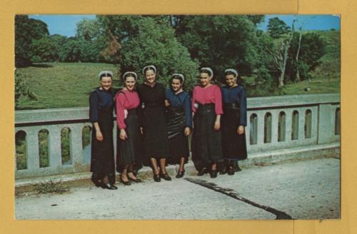 `GREETING-From "The Amish Country"` - Postally Used-1966 - James E.Hess Postcard.