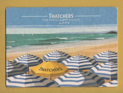 `Thatchers Cider - Beer Mat` - Postally Unused - Thatchers Postcard.