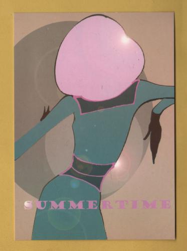 `Summertime - Nicola Cartwright/Fashion Illustrator` - Postally Unused - Boomerang Media Postcard.