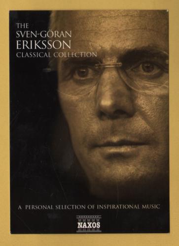 `The Sven-Goran Eriksson, Classical Collection` - Boomerang Media - Postally Unused - Naxos Postcard.
