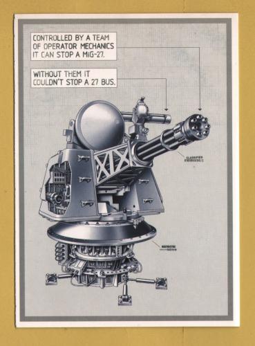 `Naval Gun - Royal Navy Recruitment`- Fold Out Postcard - Postally Unused - Boomerang Media Postcard.