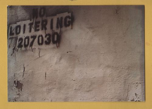 `No Loitering 207030 by Kate Dunn` - Postally Unused - Boomerang Media Postcard.