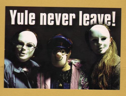 `Yule Never Leave, League of Gentlemen - BBC - W.H.Smith` - Postally Unused - Boomerang Media Postcard.