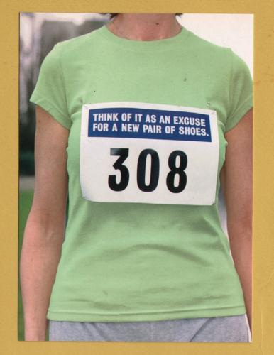 `Race For Life - Cancer Research - Supported by Tesco` - Postally Unused - Boomerang Media Postcard.