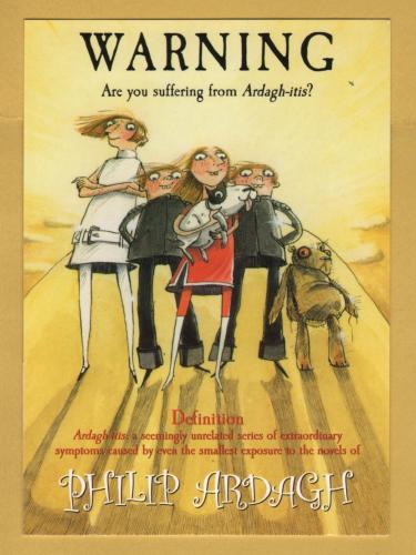 `Philip Ardagh - The Rise of the House McNally` - Postally Unused - Boomerang Media Postcard.