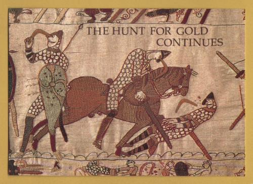 `The Hunt For Gold Continues - Instant Win Card No.1 - Fitness First` - Postally Unused - Boomerang Media Postcard.