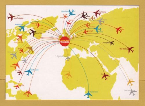 `MTV - TRL Live From Leicester Square - The New Home of the Stars` - Postally Unused - Boomerang Media Postcard.