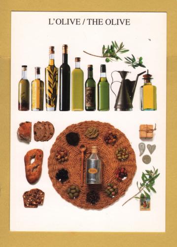 `L`OLIVE/OLIVE - La Taste, 38420 Domene and Olivier & Co.` - Postally Unused - G.Le Scanff,J.C.Mayer 1999 Postcard.