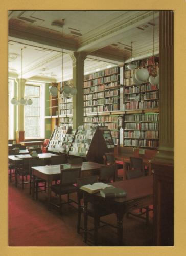 `The London Library by Simon Sykes` - Postally Unused - London Library Postcard.