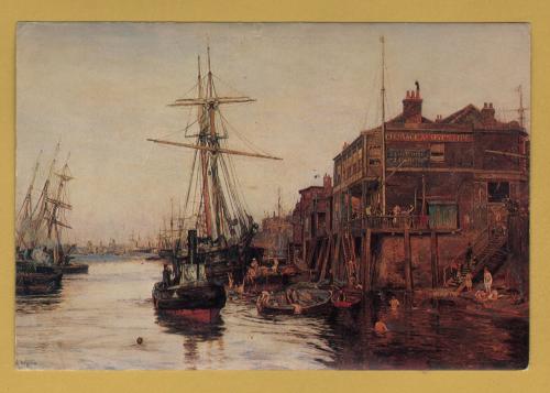 ``The Famous Angel`` Rotherhithe - Dates from the 15th Century` - Postally Unused - Famous Angel Postcard.