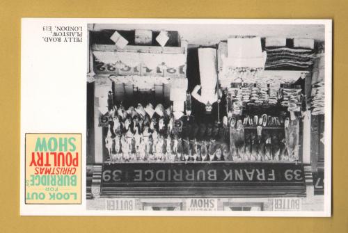 `Look Out For Burridge`s Christmas Poultry Show` - Postally Unused - Dalkeith Postcard.