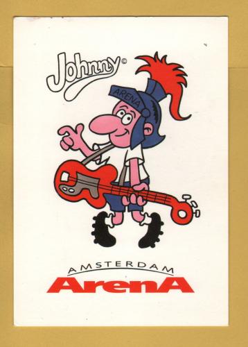 `Amsterdam Arena - Johnny - 1996` - Postally Unused - Art Unlimited Postcard.