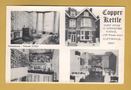 `Copper Kettle, Guest House, Cliftonville, Kent` - Postally Unused - Guest House Postcard.