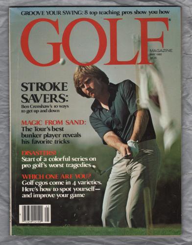 Golf Magazine - Vol.22 No.5 - May 1980 - `Magic From Sand` - Published by Times Mirror Magazine