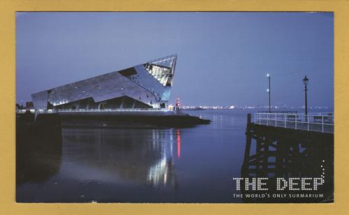 `The Deep - The World`s Only Submarium - Hull - 2002` - Postally Unused - Richard Bryant/Arcaid Postcard.