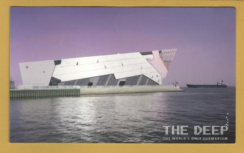`The Deep - The World`s Only Submarium - Hull - 2002` - Postally Unused - Richard Bryant/Arcaid Postcard.