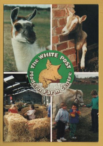 `The White Post Modern Farm Centre, Farnsfield, Nottingham`- Postally Unused - Centre Postcard.