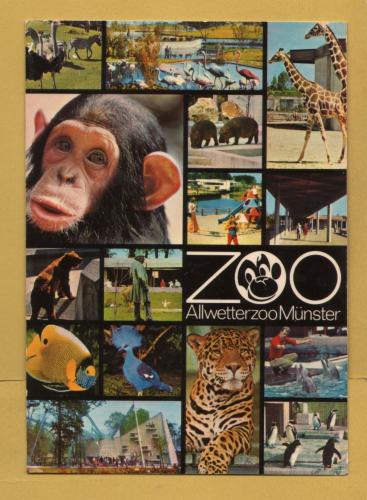 `ZOO - AllwetterzooMunster`- Postally Used - Zoo Postcard.