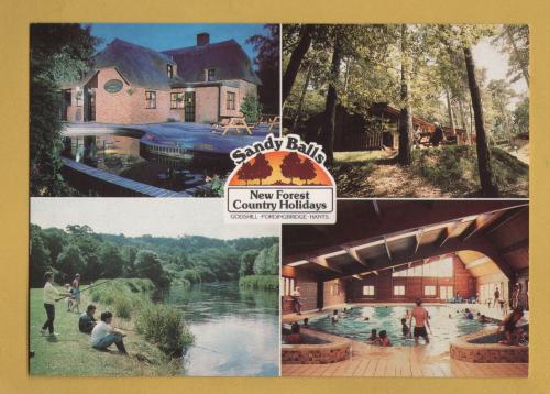 `Sandy Balls - New Forest Country Holidays - Godshill, Fordingbridge, Hants`- Postally Unused - Sandy Balls Postcard.
