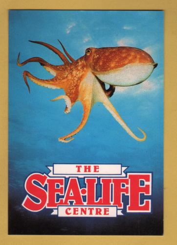 `The SEA LIFE Centre - Weymouth-Oban-Portsmouth`- Postally Unused - Sealife Centrees Postcard.